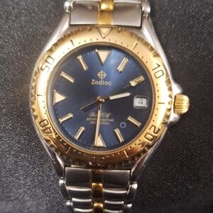 Vintage Zodiac Sea Wolf Professional Blue Dot
